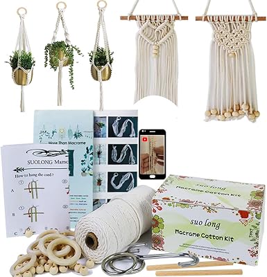 Pflanzen-Ampel DIY Makramee-Set