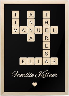 Scrabble mit eigenen Namen