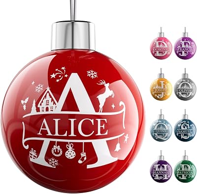 Personalisierter Weihnachtsschmuck